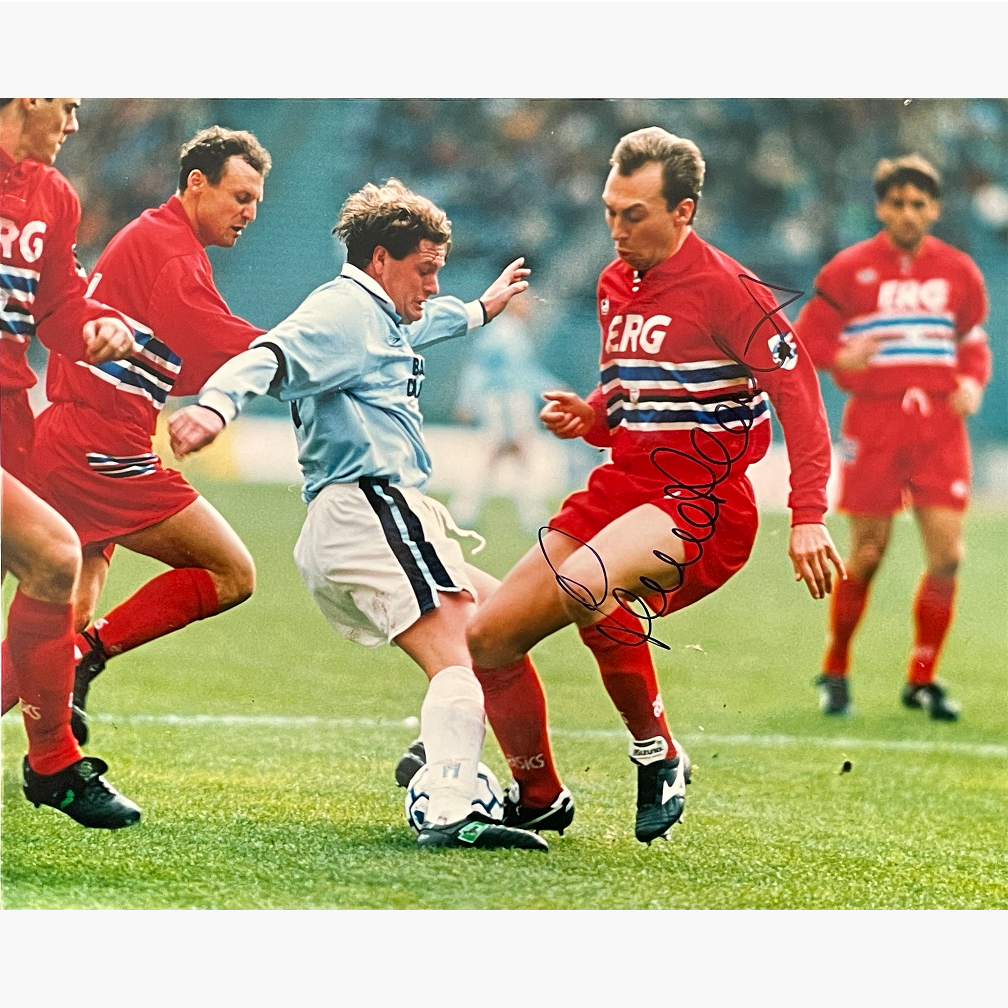 David Platt – Signed 25cm x 20cm Colour Action Photo