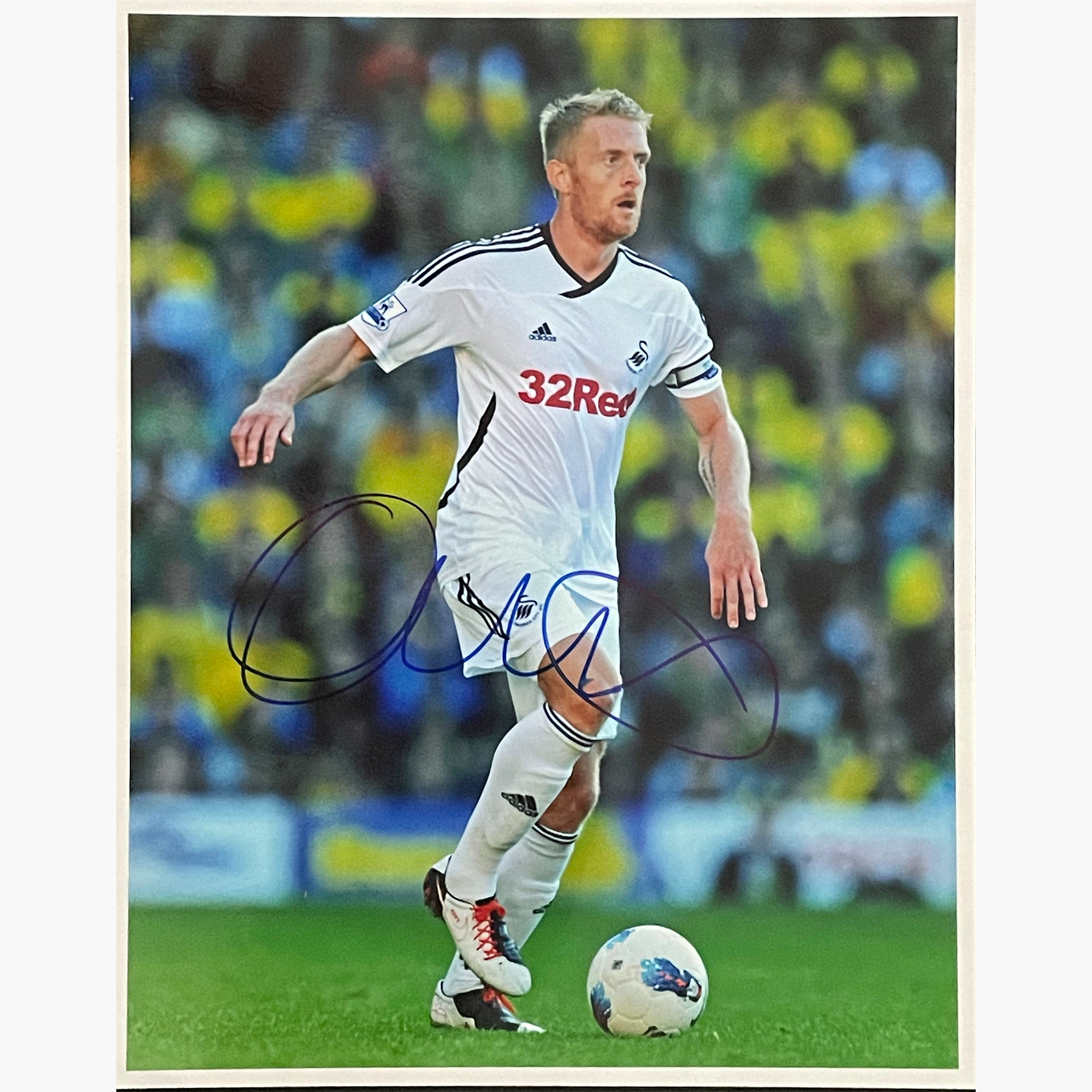 Garry Monk – Signed 25cm x 20cm Colour Action Photo
