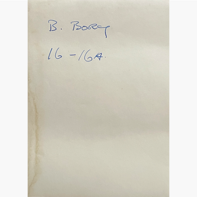 Bjorn Borg – Signed 16.5cm x 12.5cm Black & White Photo