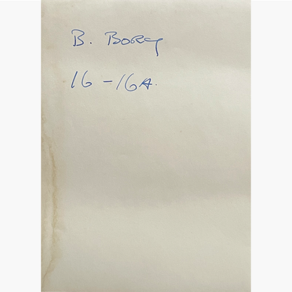 Bjorn Borg – Signed 16.5cm x 12.5cm Black & White Photo