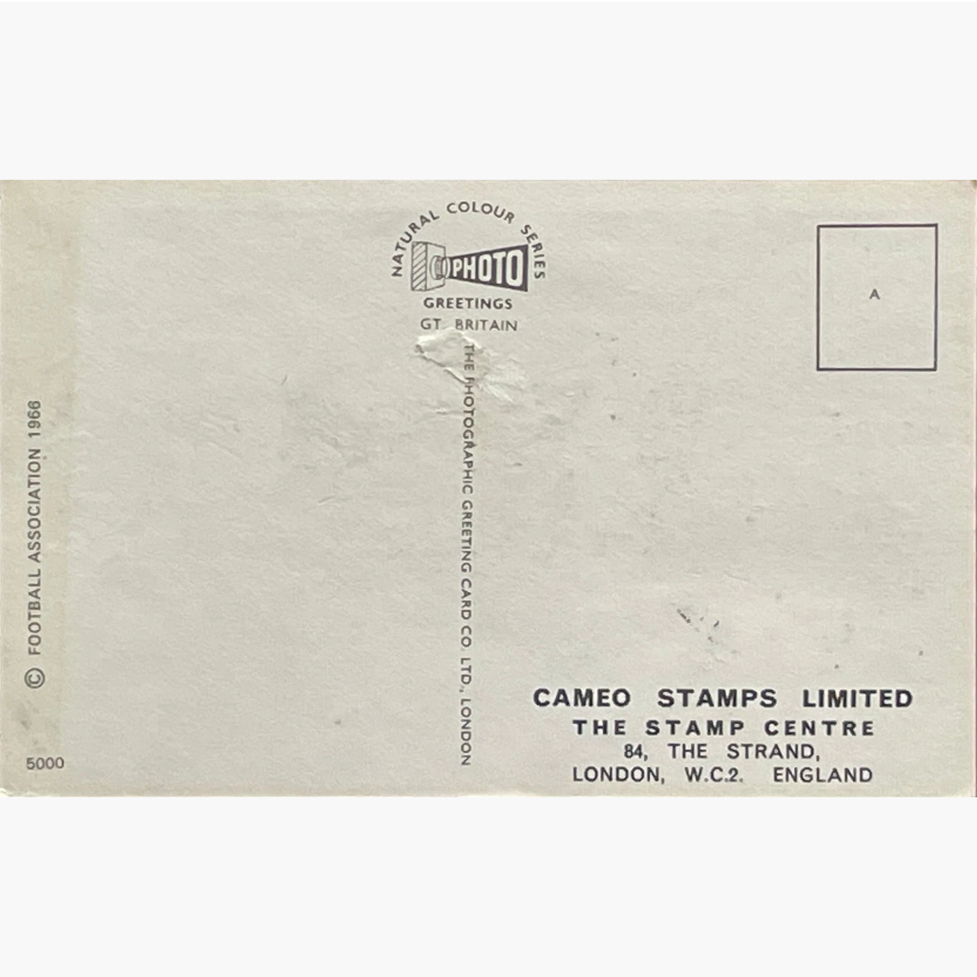 England 1966 World Cup Winners – Rare Cameo Stamps First Day Cover – Signed by Alf Ramsey