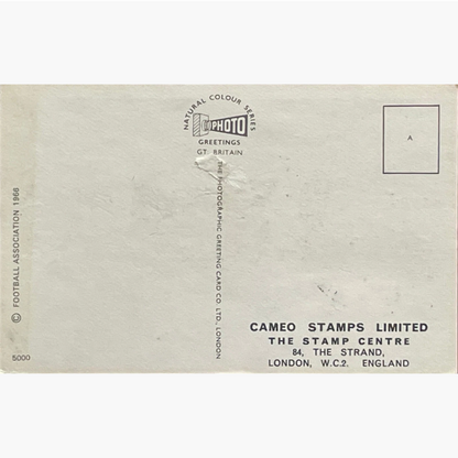 England 1966 World Cup Winners – Rare Cameo Stamps First Day Cover – Signed by Alf Ramsey