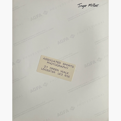Inger Miller – Signed 25.3cm x 20.2cm Colour Action Press Photo