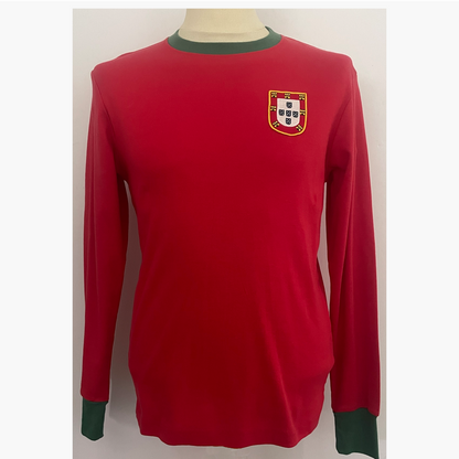 Eusebio - Signed 1966 Portugal Shirt