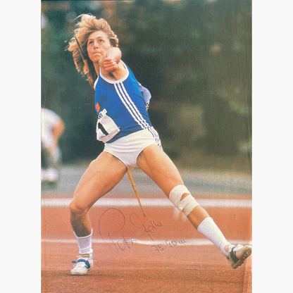 Petra Felke – Signed 26cm x 18.7cm Colour Action Magazine Picture
