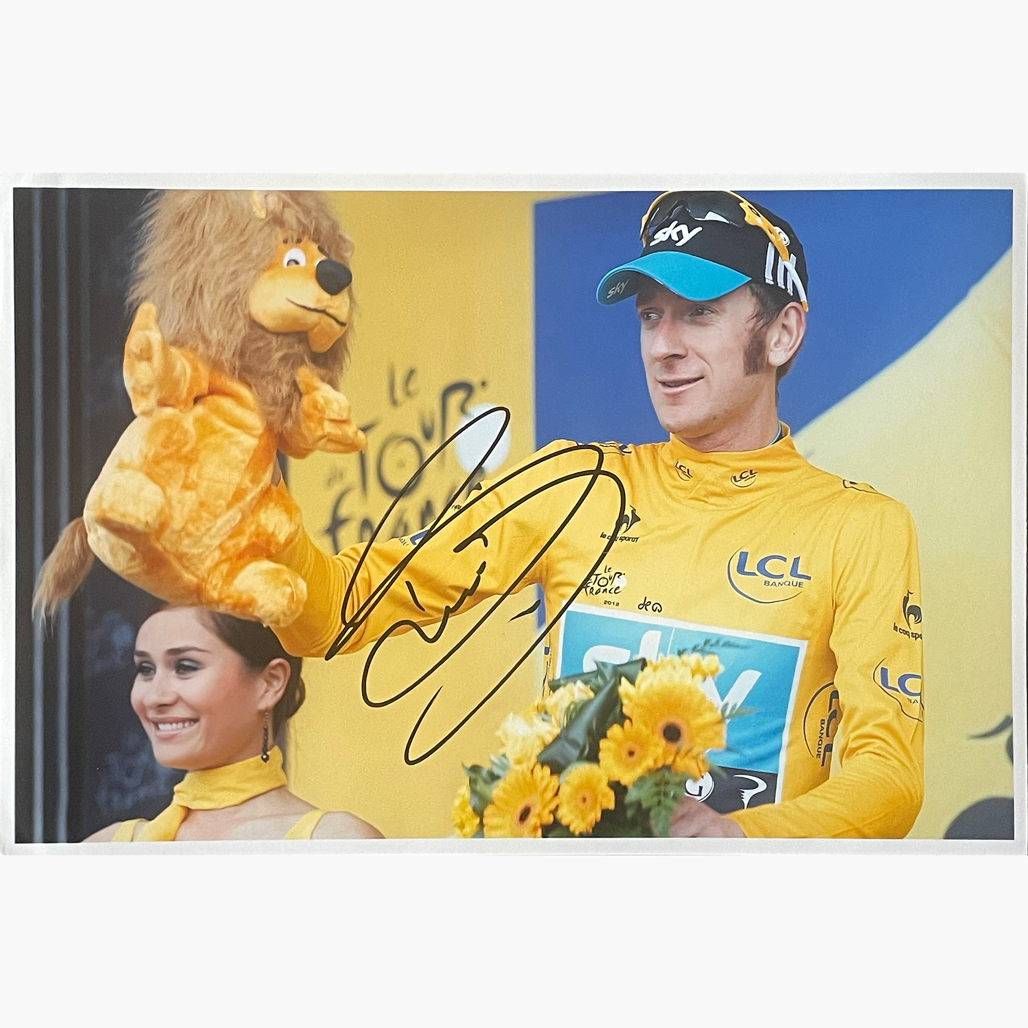 Bradley Wiggins – Signed 30.5cm x 20.5cm Colour Photo