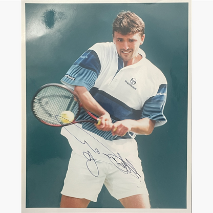Goran Ivanasevic - Signed 25.5cm x 20.5cm Colour Action Press Photo