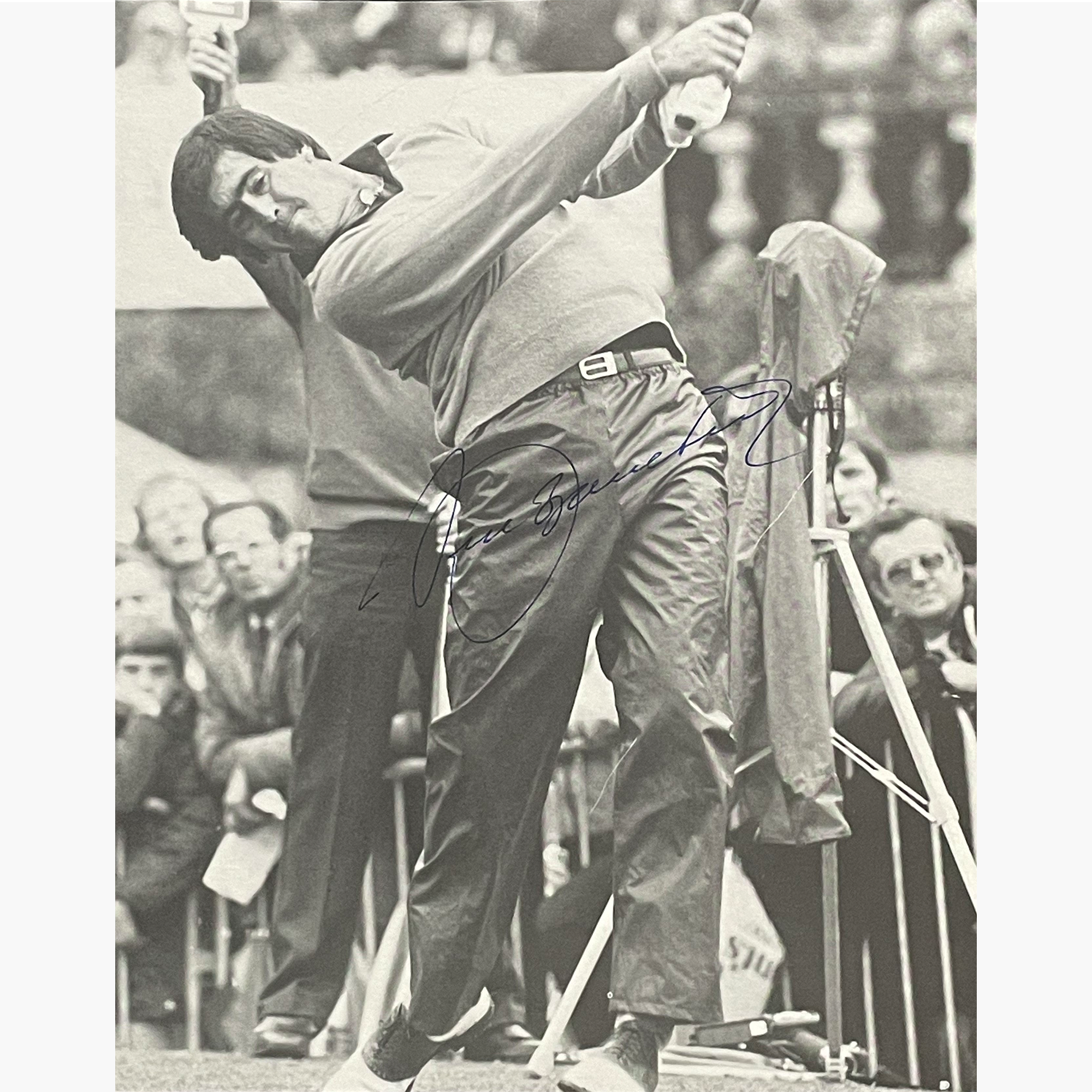 Seve Ballesteros – Signed 20cm x 16cm Black & White Photo