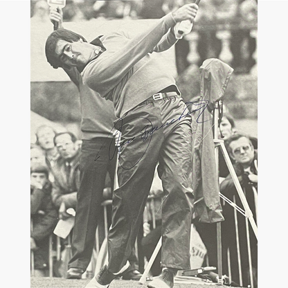 Seve Ballesteros – Signed 20cm x 16cm Black & White Photo