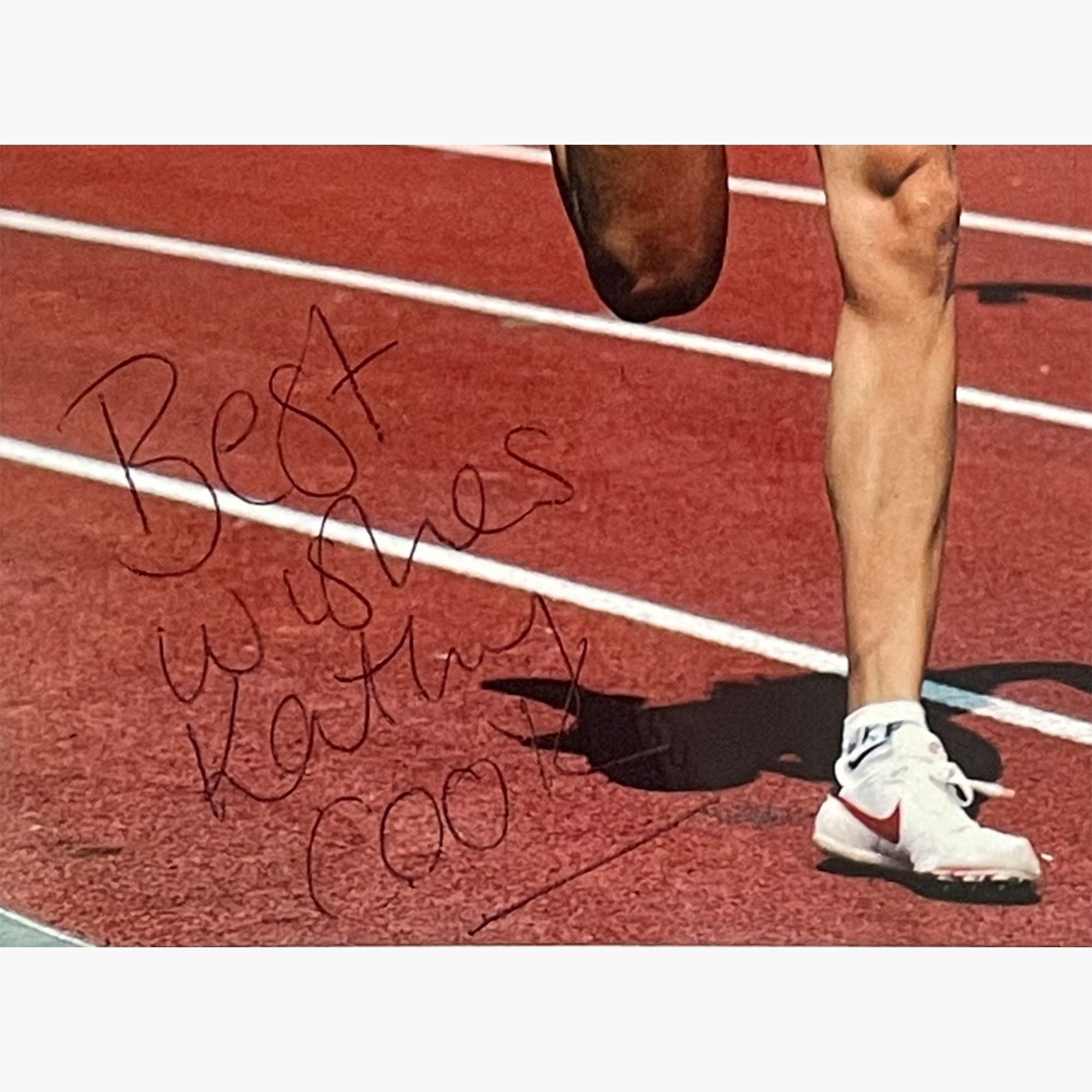 Kathy Cook – Signed 22.3cm x 15.2cm Colour Action Photo