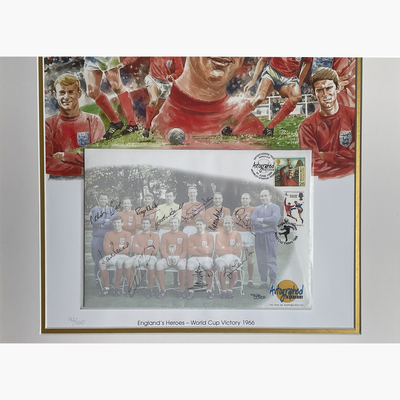 England 1966 World Cup Winning Team – Signed & Framed Limited Edition Display
