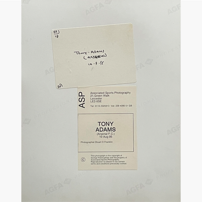 Tony Adans – Signed 25.5cm x 20cm Colour Action Press Photo