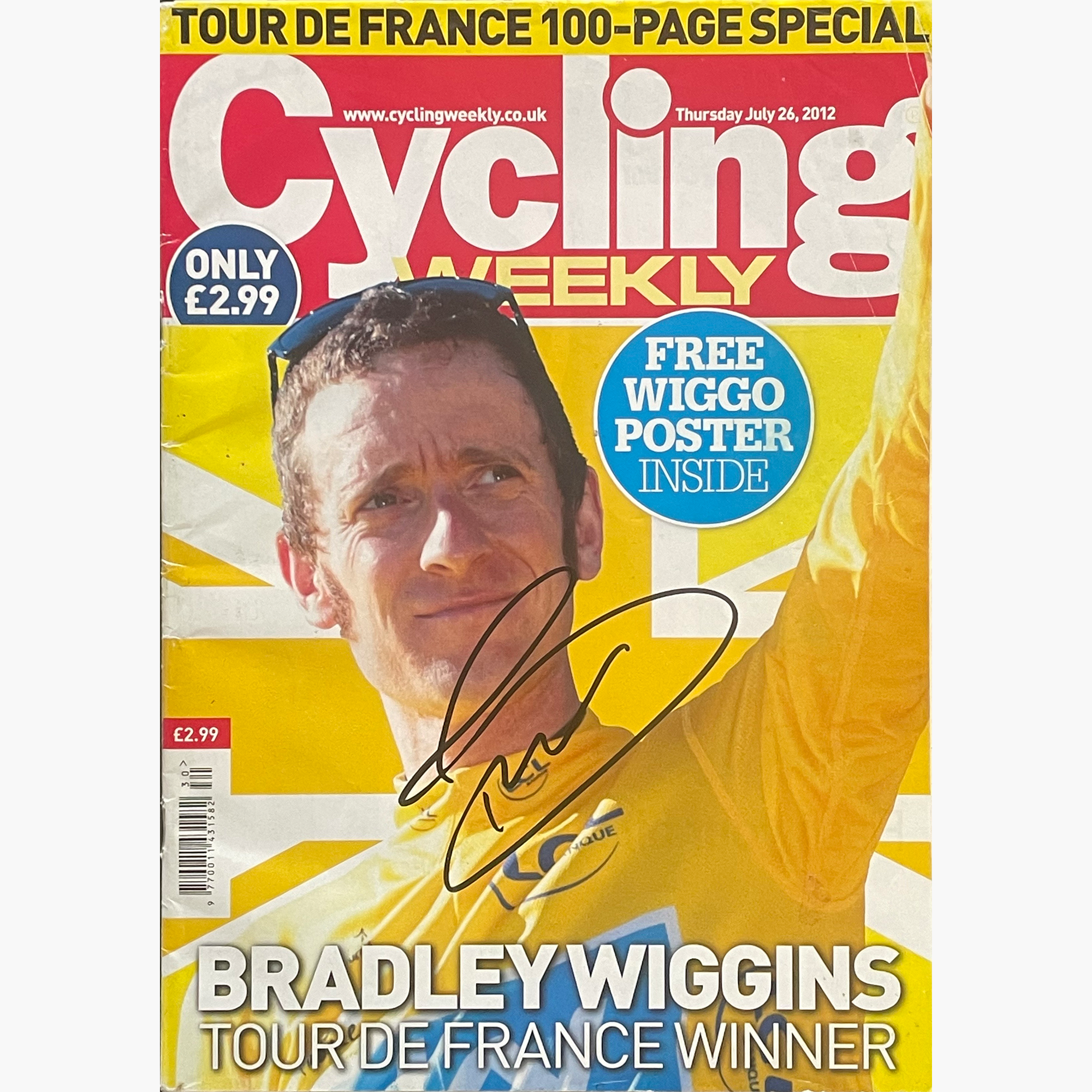 Bradley Wiggins – Signed Cycling Weekly Magazine