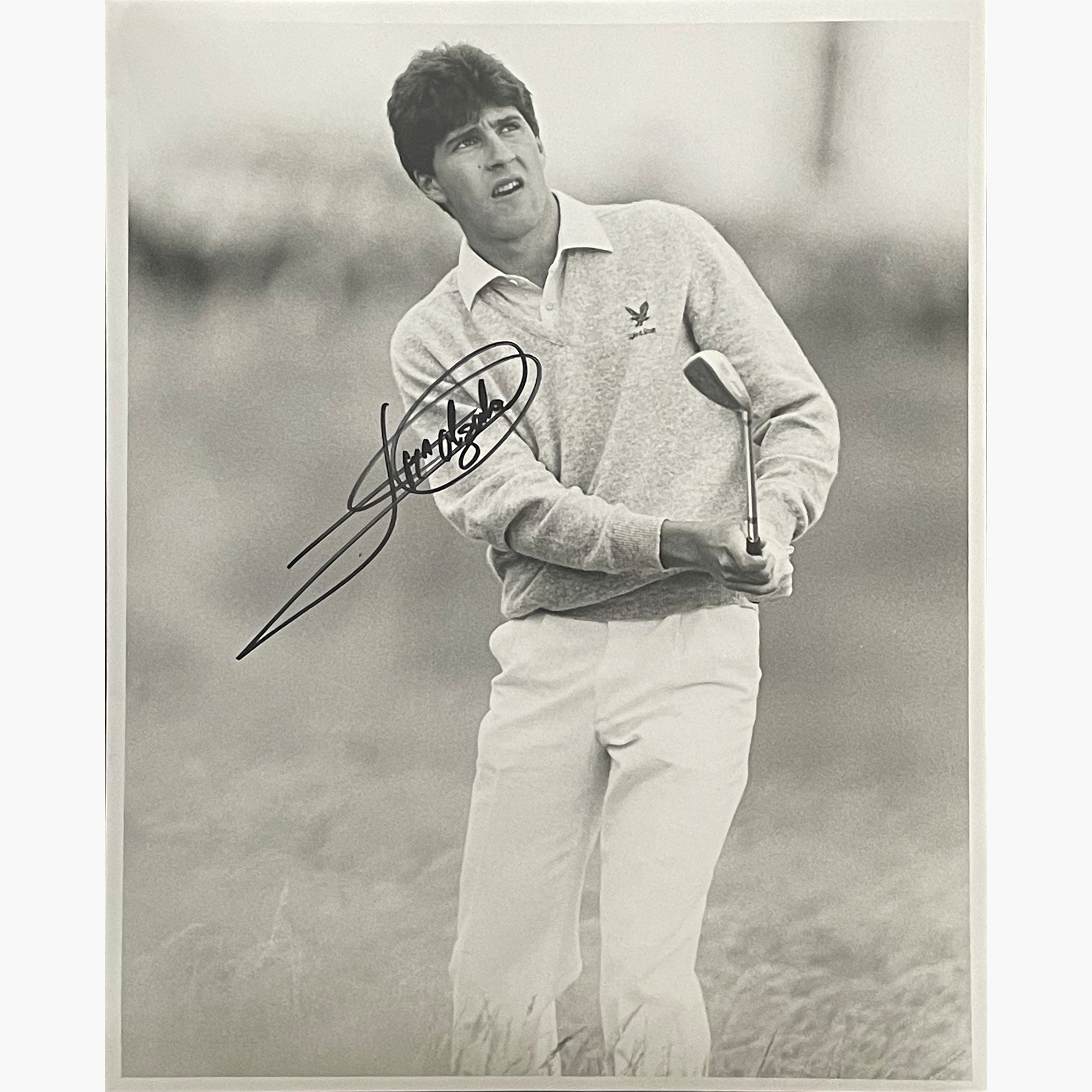 Jose Maria Olazabal – Signed 26cm x 20.6cm Colour Action Press Photo