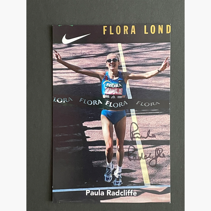Paula Radcliffe – Signed 15.2cm x 10cm Official Nike Sponsor Card