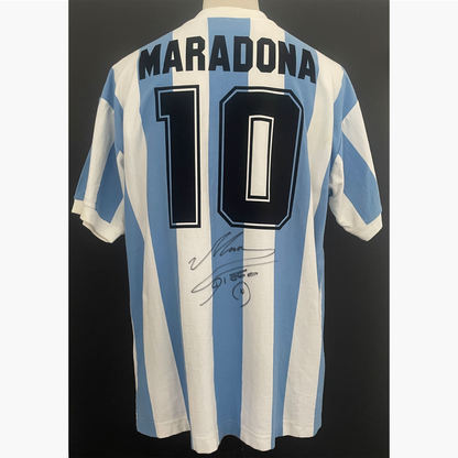 Diego Maradona - Signed 1986 Argentina Shirt