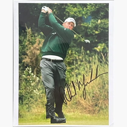 Phil Mickelson – Signed 25.5cm x 20cm Colour Action Press Photo