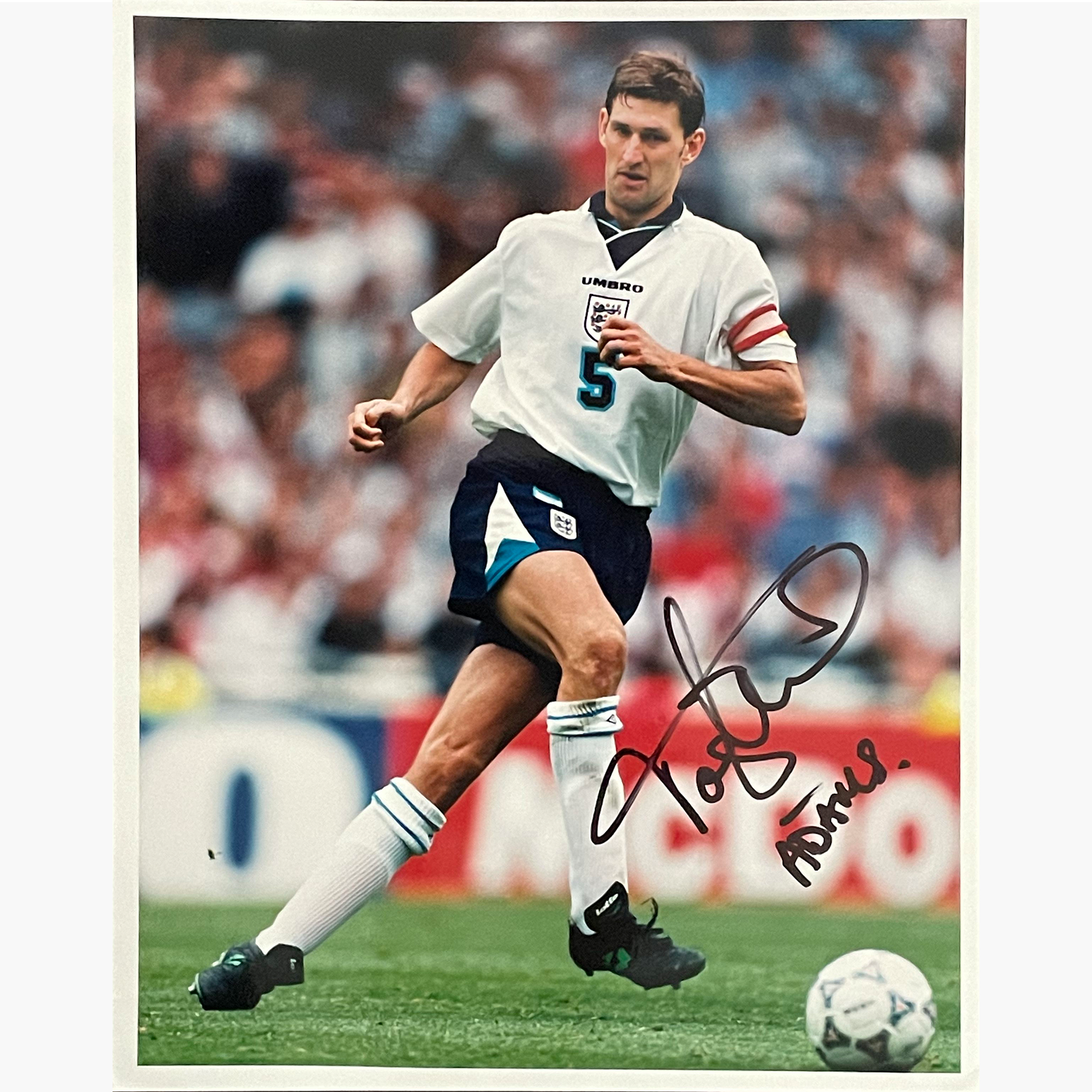 Tony Adams – Signed 25.5cm x 20cm Colour Action Press Photo