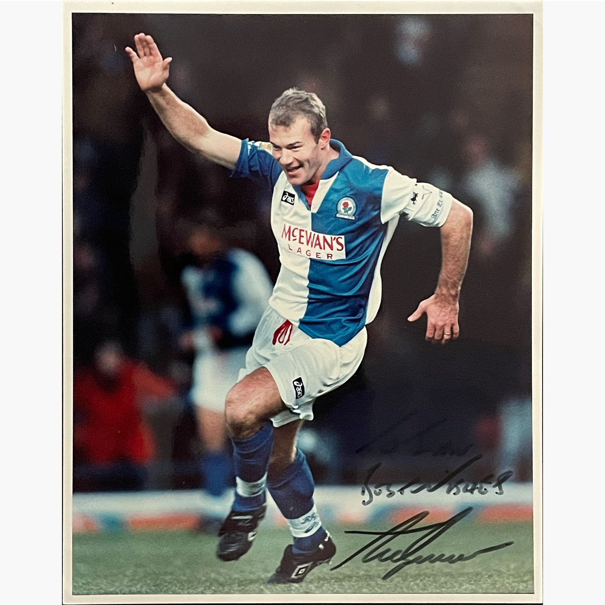 Alan Shearer – Signed 25.5cm x 20cm Colour Action Press Photo