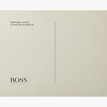 Bernhard Langer – Signed 16.3cm x 13.2cm Colour Action Postacrd