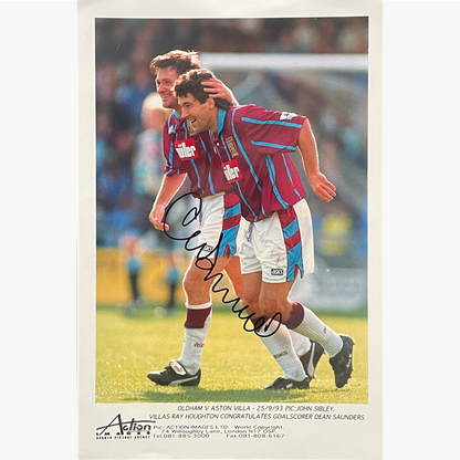 Dean Saunders – Signed 30.5cm x 20.2cm Colour Press Photo
