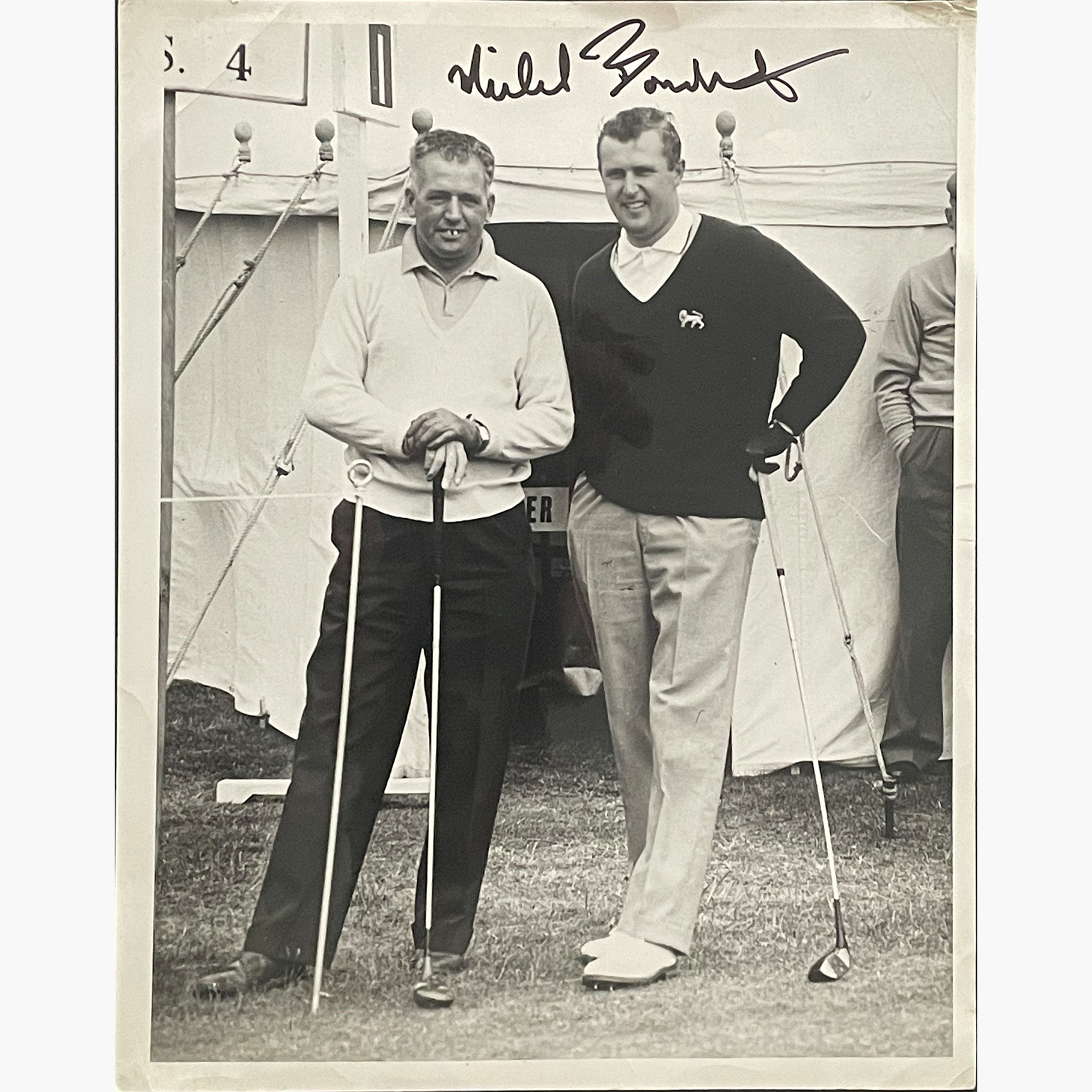 Michael Bonallack – Signed 26.5cm x 20.5cm Black & White Press Photo