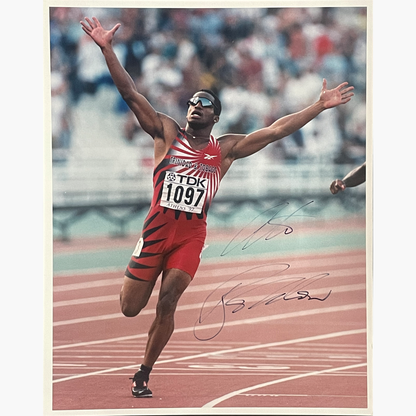 Ato Boldon – Signed 25.5cm x 20.5cm Colour Action Press Photo