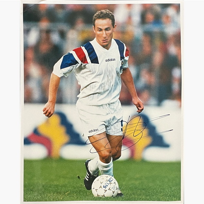 Jean Pierre Papin – Signed 25.5cm x 20cm Colour Action Press Photo