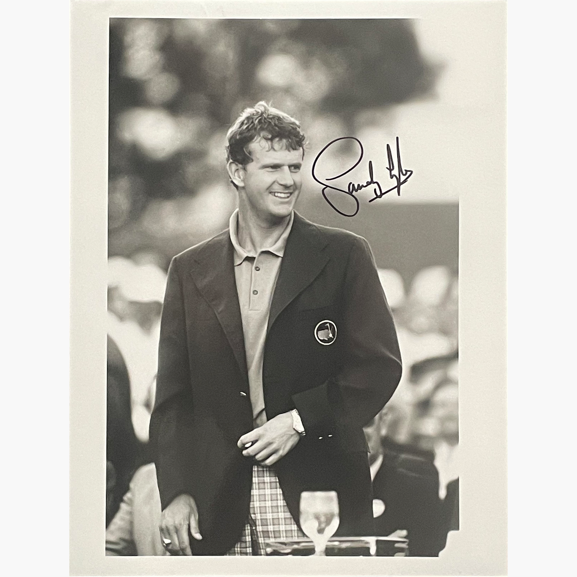 Sandy Lyle – Signed 21.5cm x 15cm Black & White Press Photo