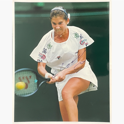 Monica Selles - Signed 25.5cm x 20.5cm Colour Action Press Photo