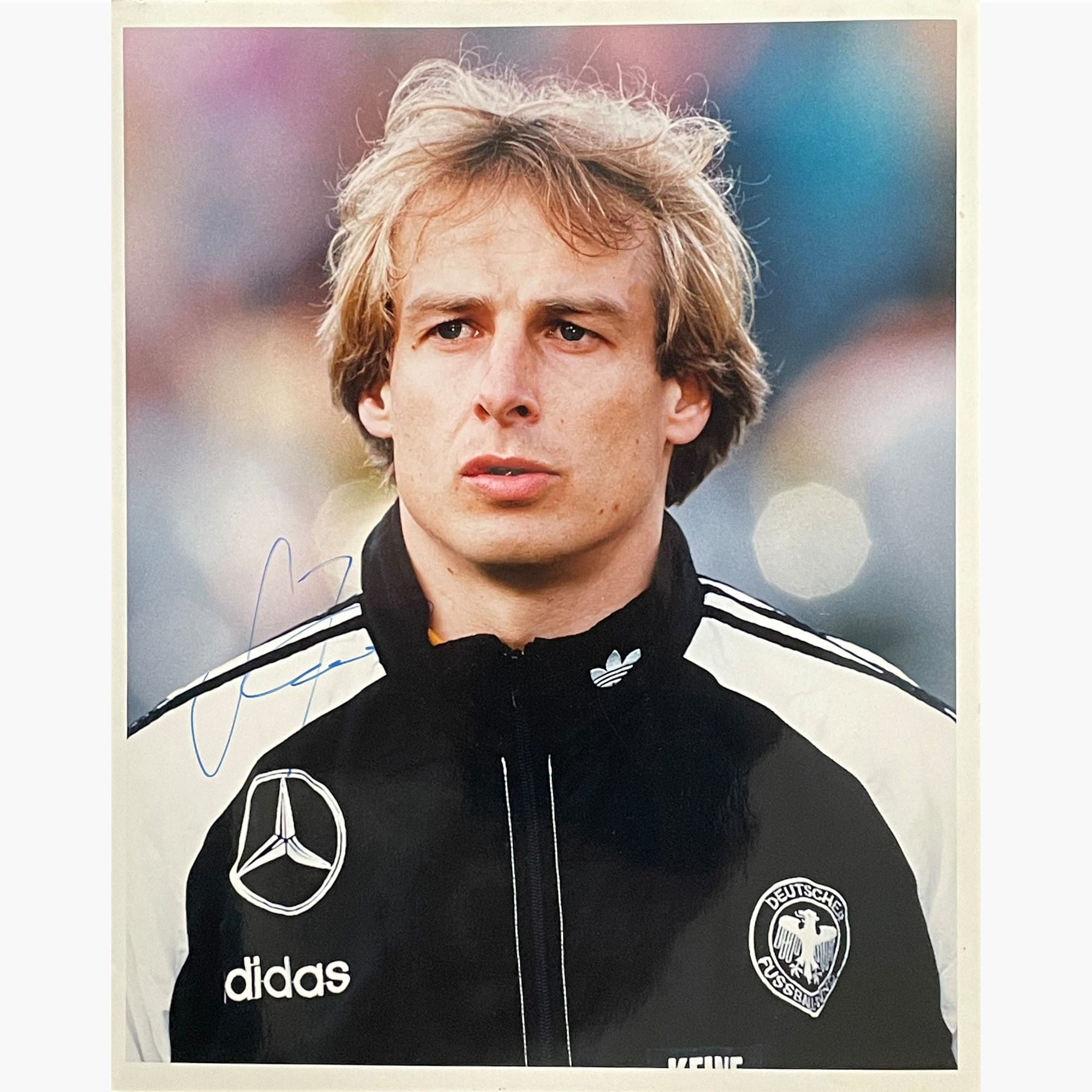 Jurgen Klinsmann – Signed 25.5cm x 20cm Colour Press Photo