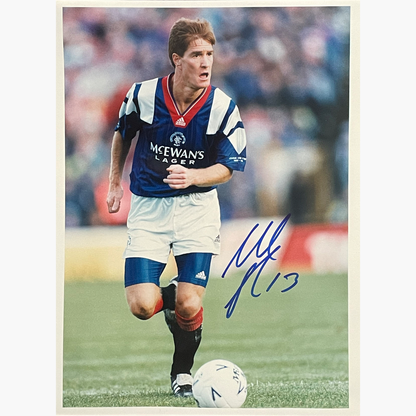 Richard Gough – Signed 25.5cm x 18.5cm Colour Action Press Photo