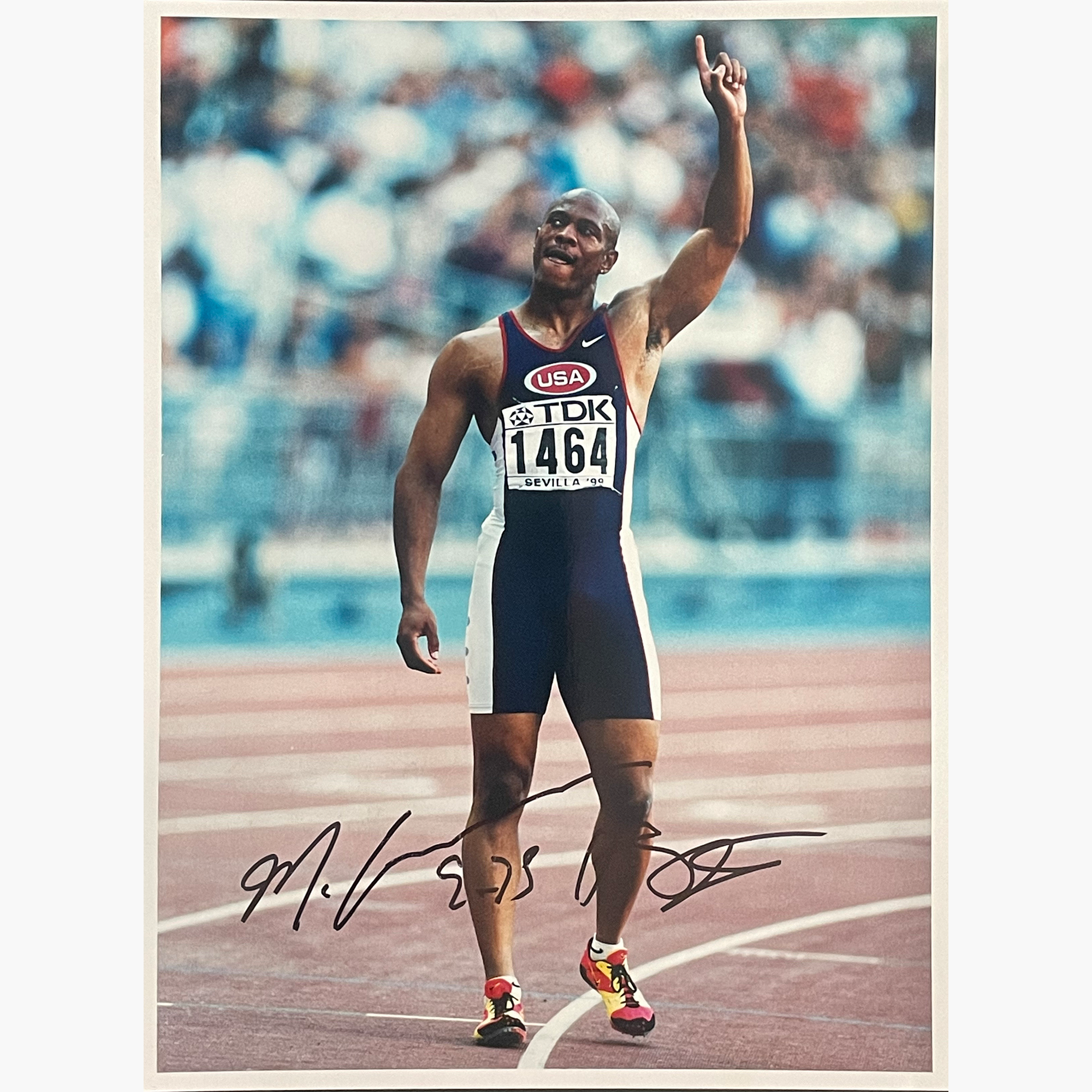Maurice Greene – Signed 25.3cm x 19cm Colour Press Photo