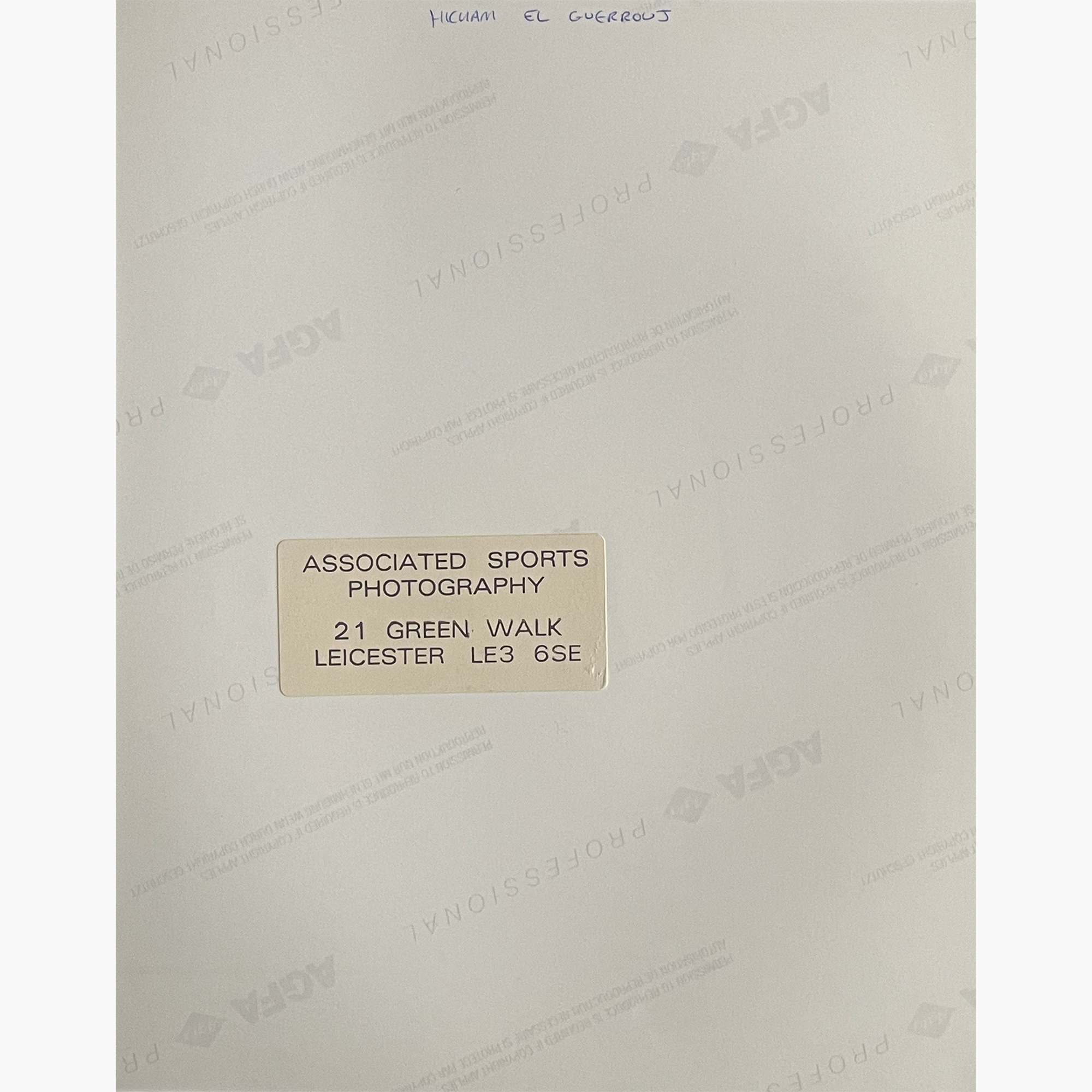 Hicham El Gherouj – Signed 25.3cm x 20.2cm Colour Action Press Photo
