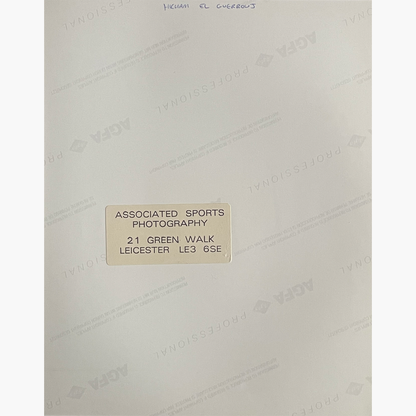 Hicham El Gherouj – Signed 25.3cm x 20.2cm Colour Action Press Photo
