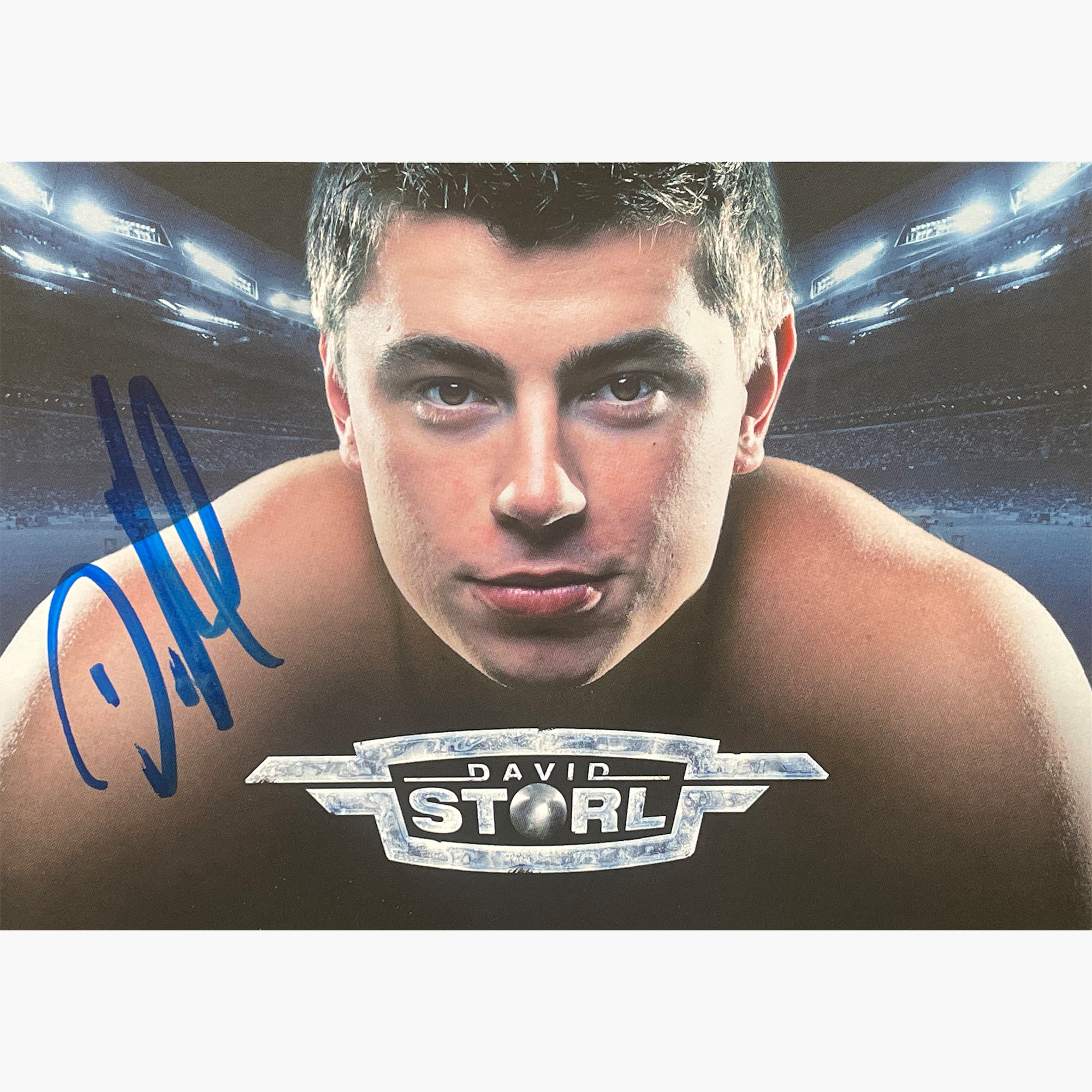 David Storl– Signed 14.6cm x 10.4cm Colour Photo Card