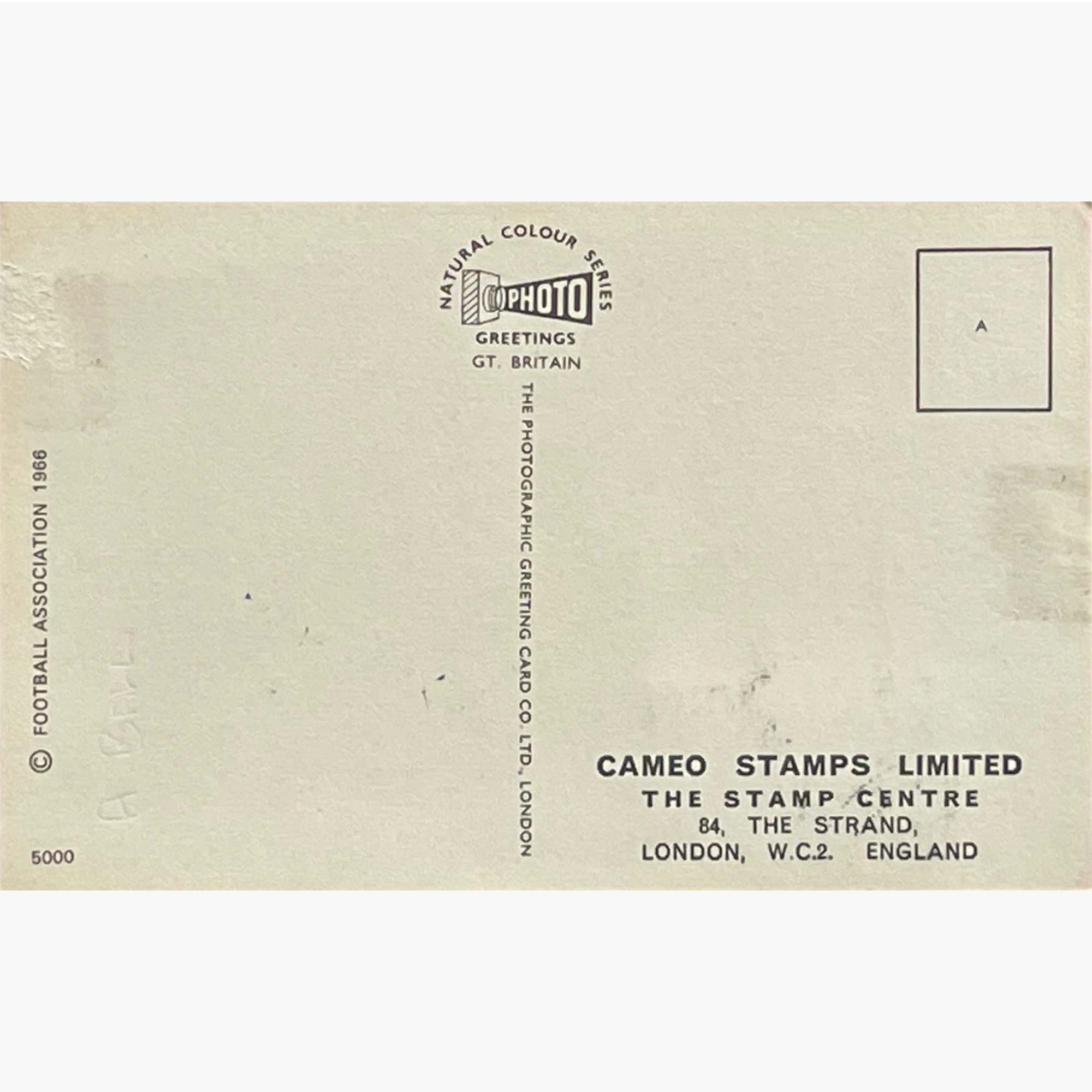 England 1966 World Cup Winners – Rare Cameo Stamps First Day Cover – Signed by Alan Ball