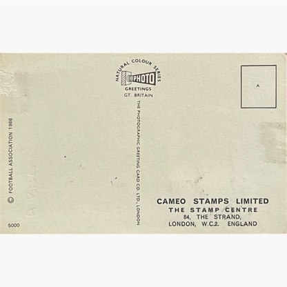 England 1966 World Cup Winners – Rare Cameo Stamps First Day Cover – Signed by Alan Ball