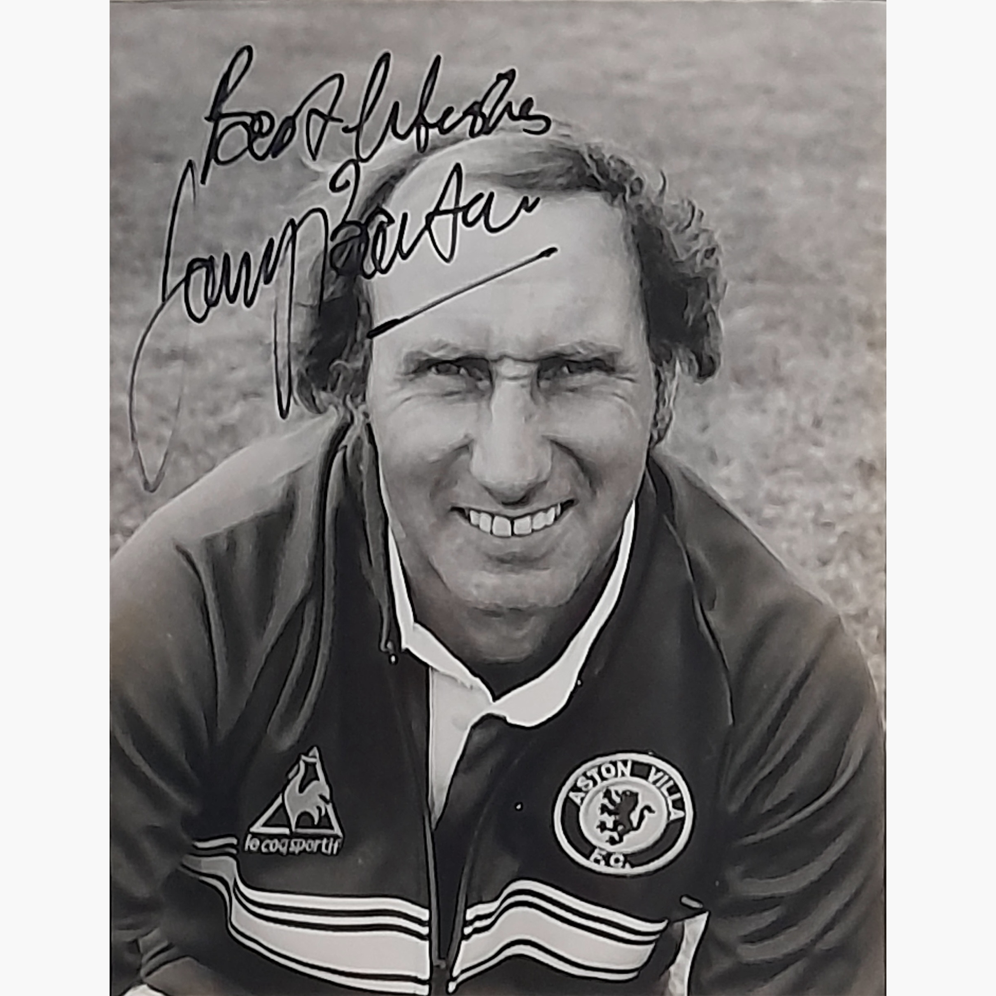 Tony Barton – Signed 12.5cm x 10cm Black & White Press Photo