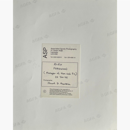 Alex Ferguson – Signed 10" x 8" Colour Press Photo