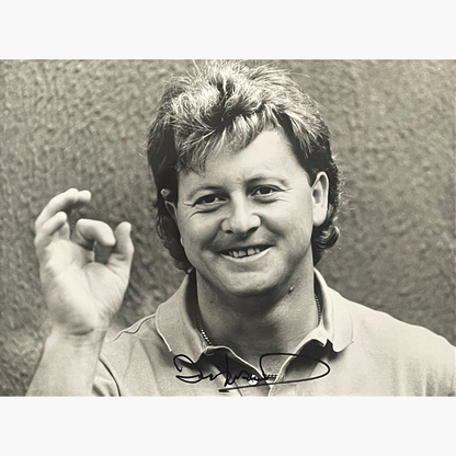 Ian Woosnam – Signed 24cm x 17.7cm Black & White Press Photo