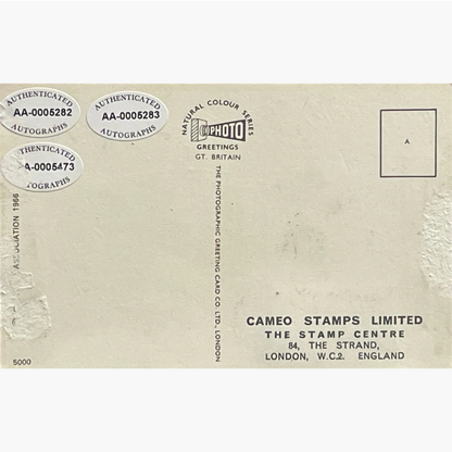 England 1966 World Cup Winners – Rare Cameo Stamps First Day Cover – Signed by 10 Players