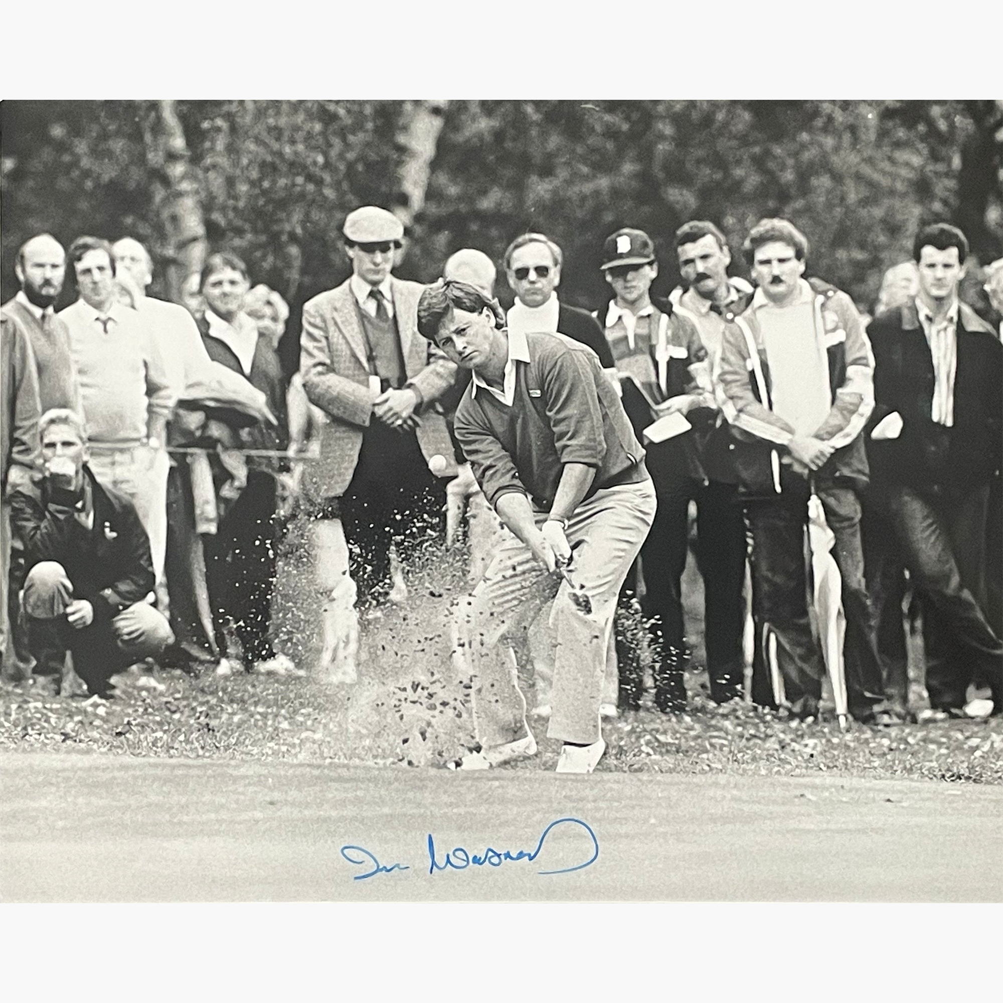 Ian Woosnam – Signed 25.5cm x 20.5cm Black & White Action Press Photo