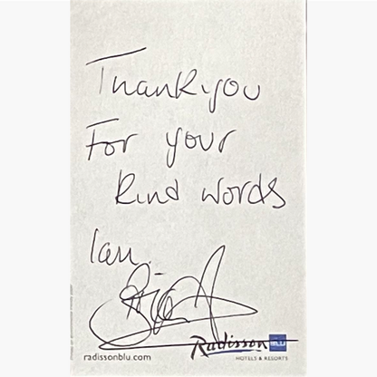 Brian Deane – Signed 25.5cm x 20.5cm Colour Action Photo + Personal Note