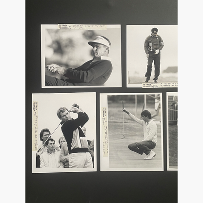Golfing Legends - Unsigned Set Of 7 Black & White Press Photos