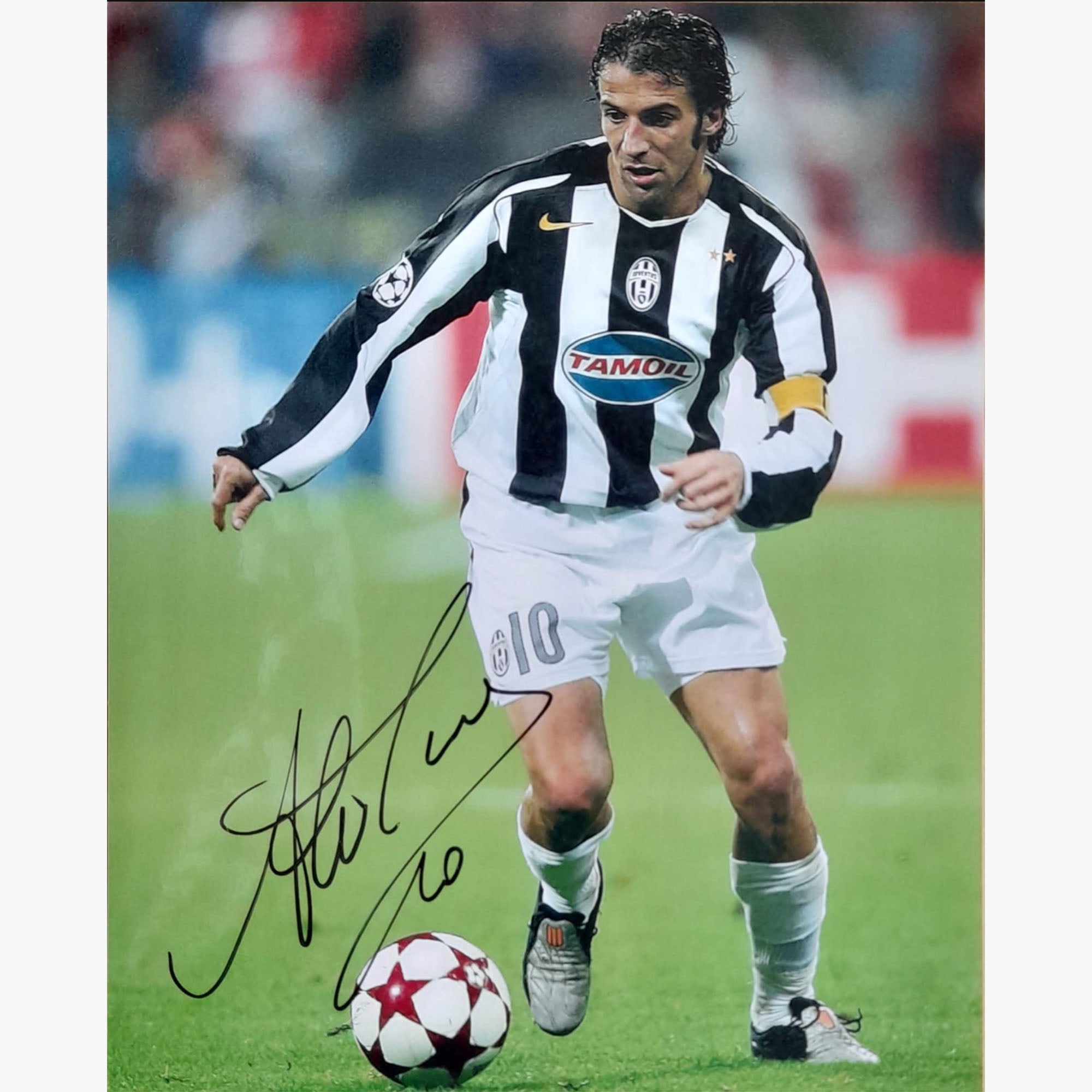 Alessandro Del Piero  Signed 10" x 6.7" Juventus Photo