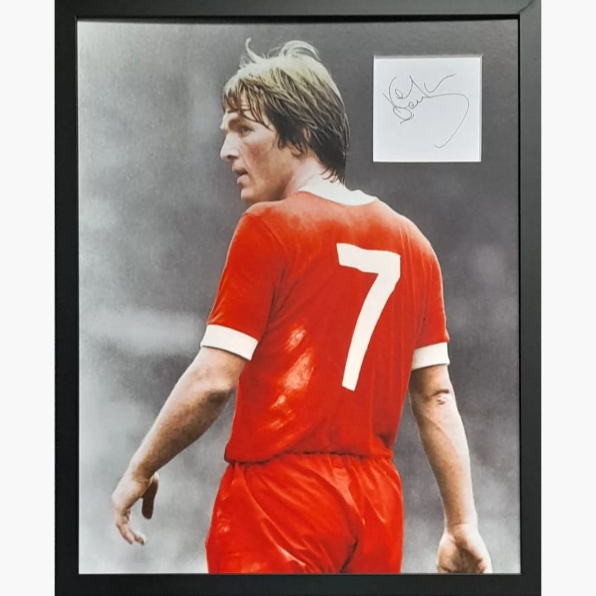 Kenny Dalglish Iconic Signed & Framed Liverpool Photo