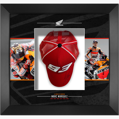Marc Márquez Signed Display – MotoGP Legend