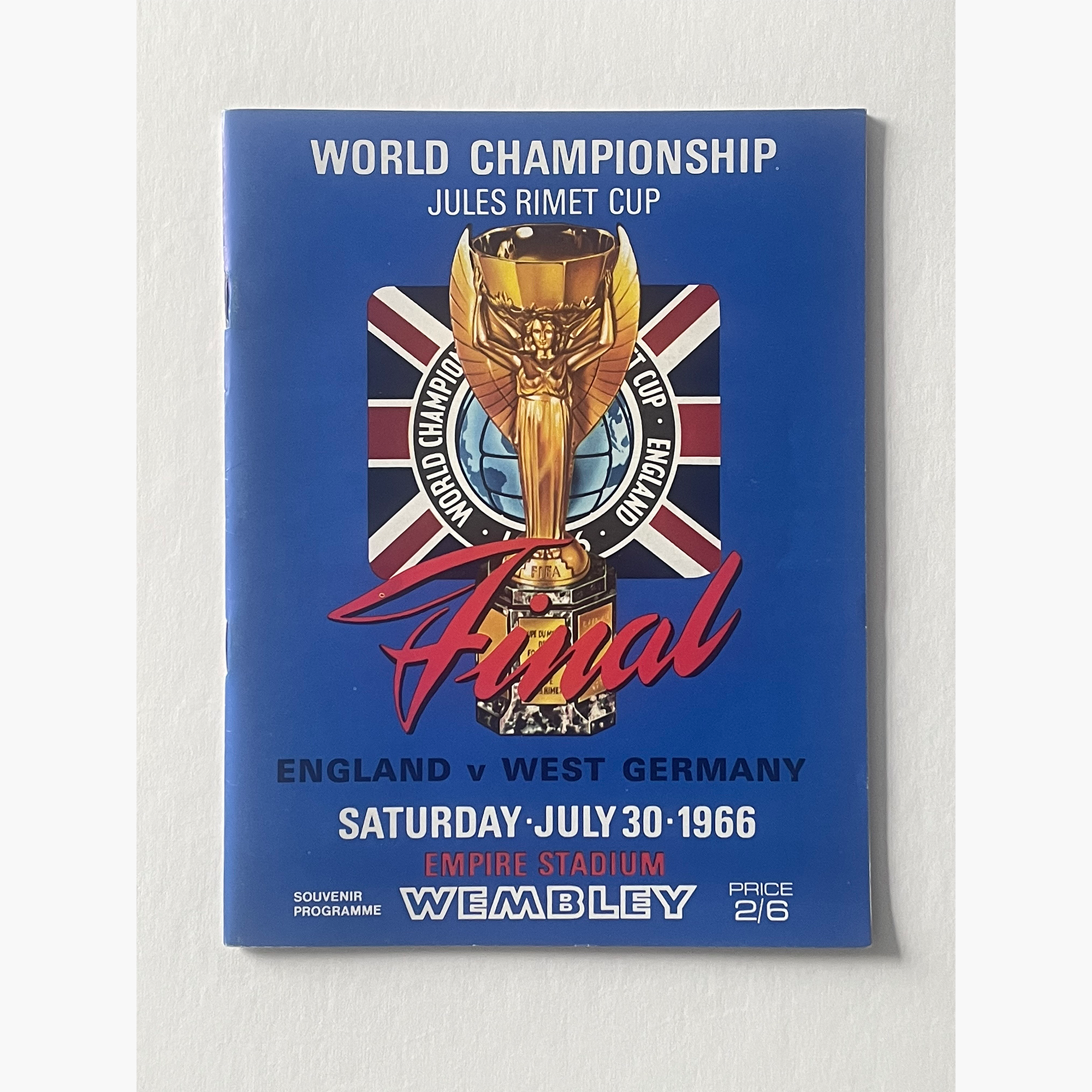 Original 1966 World Cup Final Programme – Mint Condition