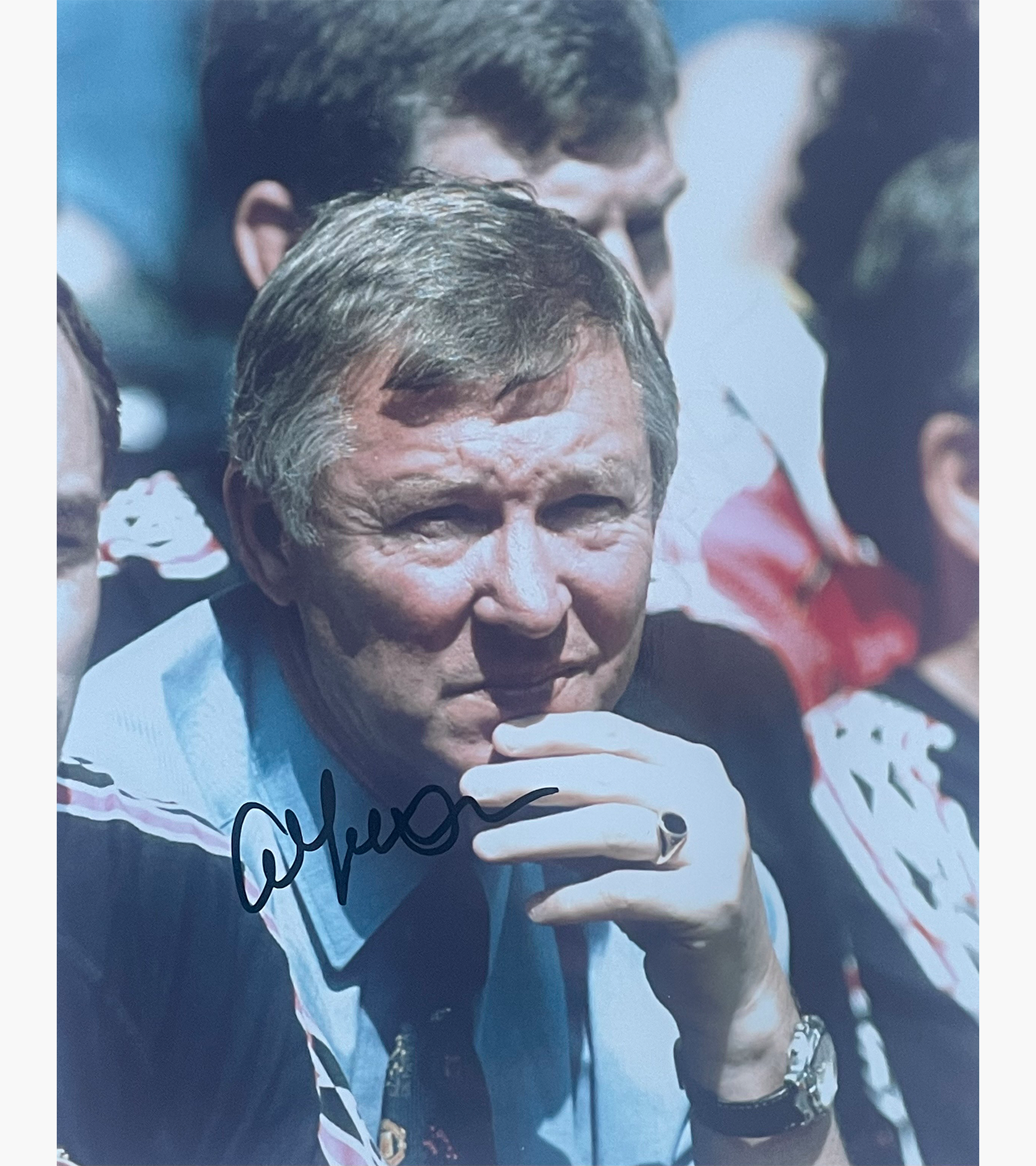 Alex Ferguson – Signed 23.3cm x 18.6cm Colour Photo
